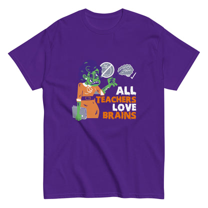 All Teachers Love Brains T-Shirt